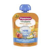 Piure cu piersici, mar si iaurt, 6 luni+, 85 g, Plasmon