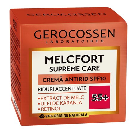 Crema antirid SPF 10 pentru riduri accentuate Melcfort