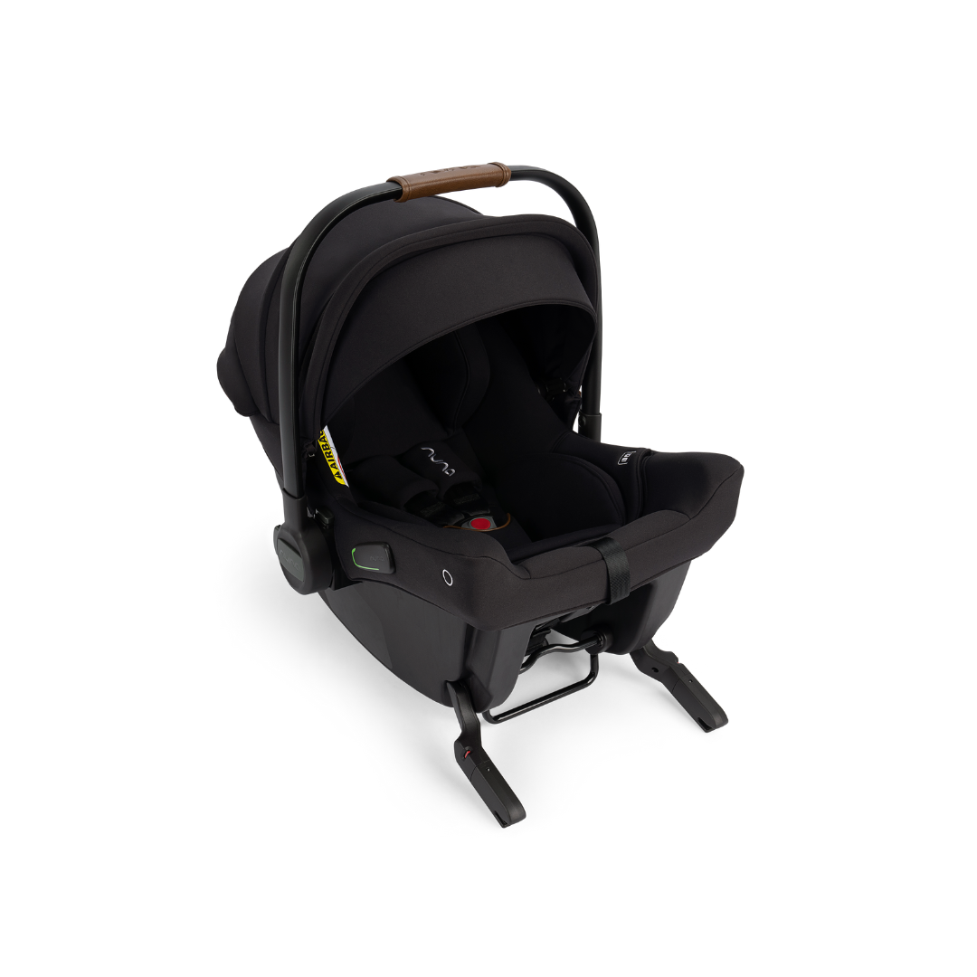 Scoica auto cu isofix integrat Pipa Urbn, 40-75 cm, Caviar, Nuna