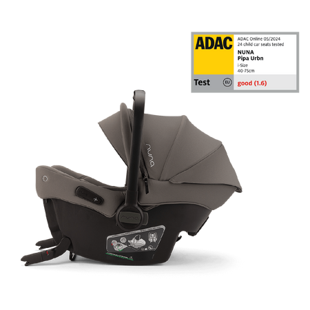 Scoica auto cu isofix integrat Pipa Urbn, 40-75 cm, Granite, Nuna 635988