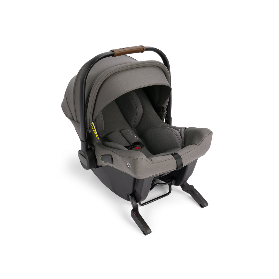 Scoica auto cu isofix integrat Pipa Urbn, 40-75 cm, Granite, Nuna