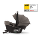 Scoica auto cu isofix integrat Pipa Urbn, 40-75 cm, Granite, Nuna 635988