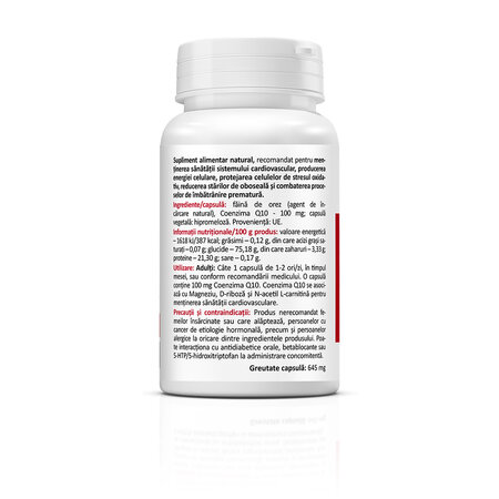 Coenzyme Q10 100 mg, 60 capsule, Zenyth 773047