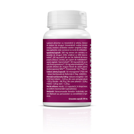 Resveratrol cu seleniu, 30 capsule, Zenyth 771921