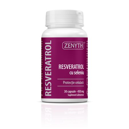 Resveratrol cu seleniu, 30 capsule, Zenyth