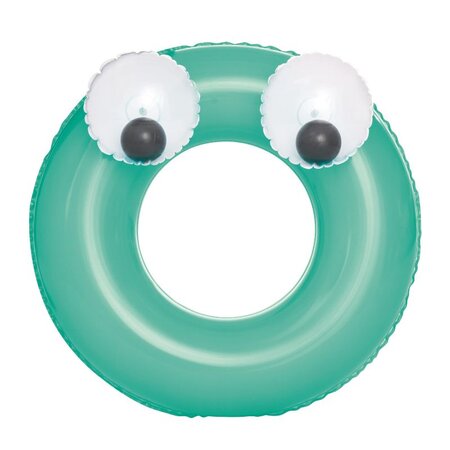 Colac de inot gonflabil Big Eyes, 61 cm, Diverse Culori, +3 ani, 1 bucata, Bestway 548627