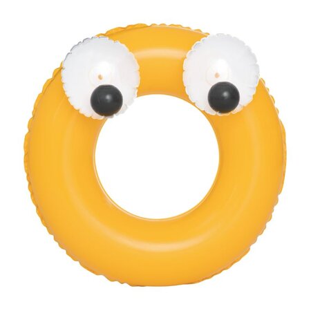 Colac de inot gonflabil Big Eyes, 61 cm, Diverse Culori, +3 ani, 1 bucata, Bestway 548628