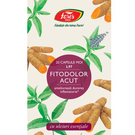 Fitodolor acut, L97, 20 capsule, Fares 722958