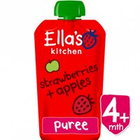 Piure de capsuni si mere, 4 luni+, 120 g, Ella's Kitchen