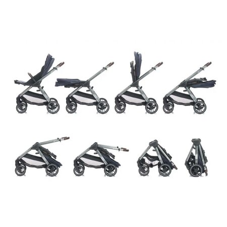 Carucior 2 in 1 pentru copii Puma, Midnight, Fillikid 548644