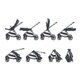 Carucior 2 in 1 pentru copii Puma, Midnight, Fillikid 548644