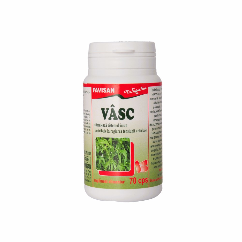 Vasc, 70 capsule, Favisan