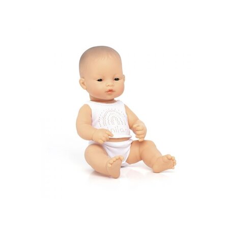 Papusa bebelus educativa Baiat asiatic