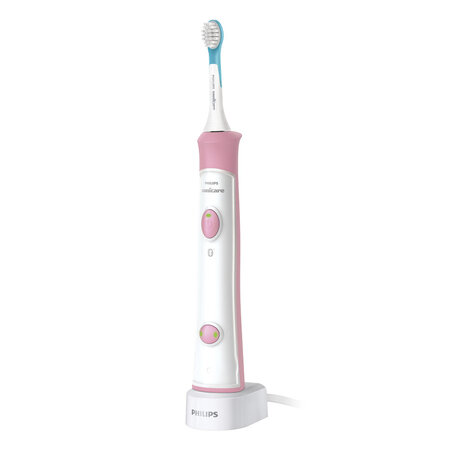 Periuta de dinti sonica electrica pentru copii Philips Sonicare, roz, HX6352/42, Philips 629226