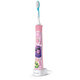 Periuta de dinti sonica electrica pentru copii Philips Sonicare, roz, HX6352/42, Philips 629225