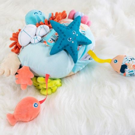 Jucarie senzoriala pentru bebelusi, Oceanul, Miniland 732229