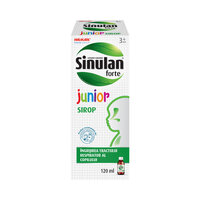 Sinulan Forte Junior Sirop, +3 ani, 120 ml, Walmark