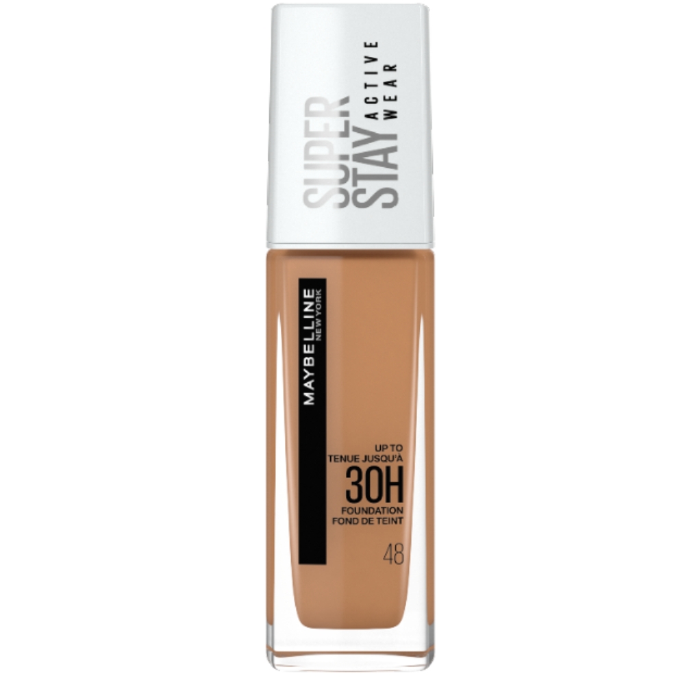 Fond de ten cu acoperire ridicata SuperStay 30H Active Wear, 48 Sun Beige, 30 ml, Maybelline