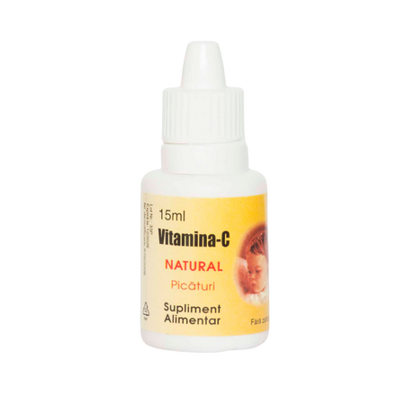 Vitamina C picaturi, 15 ml, Natural Pharmaceuticals