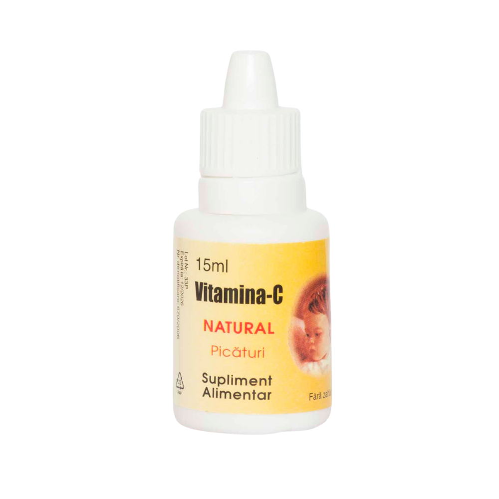 Vitamina C picaturi, 15 ml, Natural Pharmaceuticals