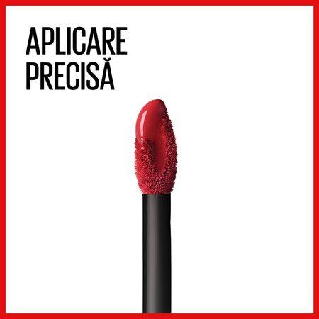 Ruj lichid Mat SuperStay Matte Ink, 80 Ruler, , 5 ml, Maybelline 549063
