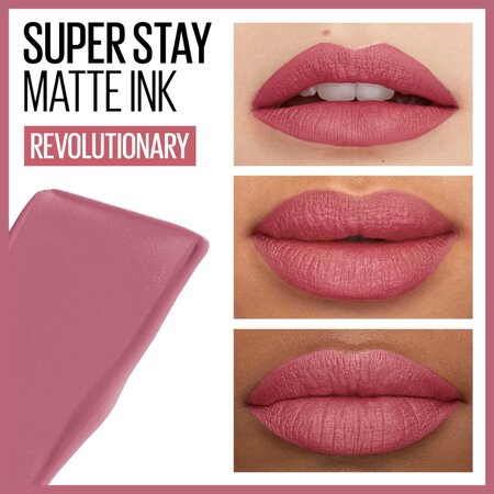 Ruj lichid Mat SuperStay Matte Ink, 180 Revolutionary, 5 ml, Maybelline 549072