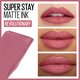 Ruj lichid Mat SuperStay Matte Ink, 180 Revolutionary, 5 ml, Maybelline 549072