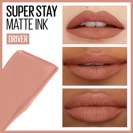 Ruj lichid Mat SuperStay Matte Ink, 55 Driver, 5 ml, Maybelline 549105