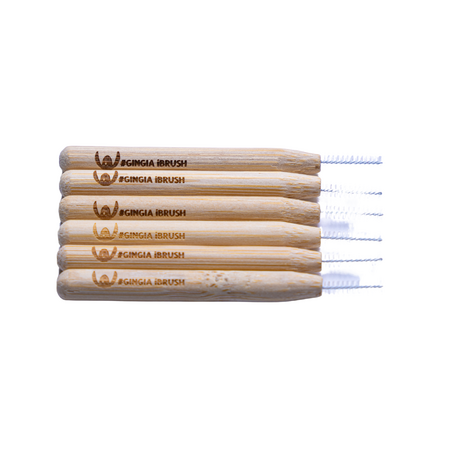 Periute interdentare din bambus, 1.1 mm, 6 buc, Gingia 641406