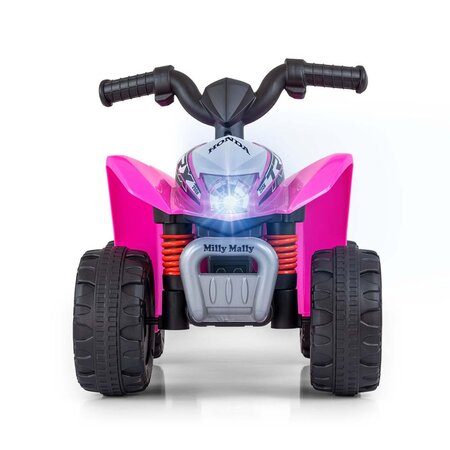 Atv electric pentru copii Quad Honda, TRX 250X, Pink, Milly Mally 549234