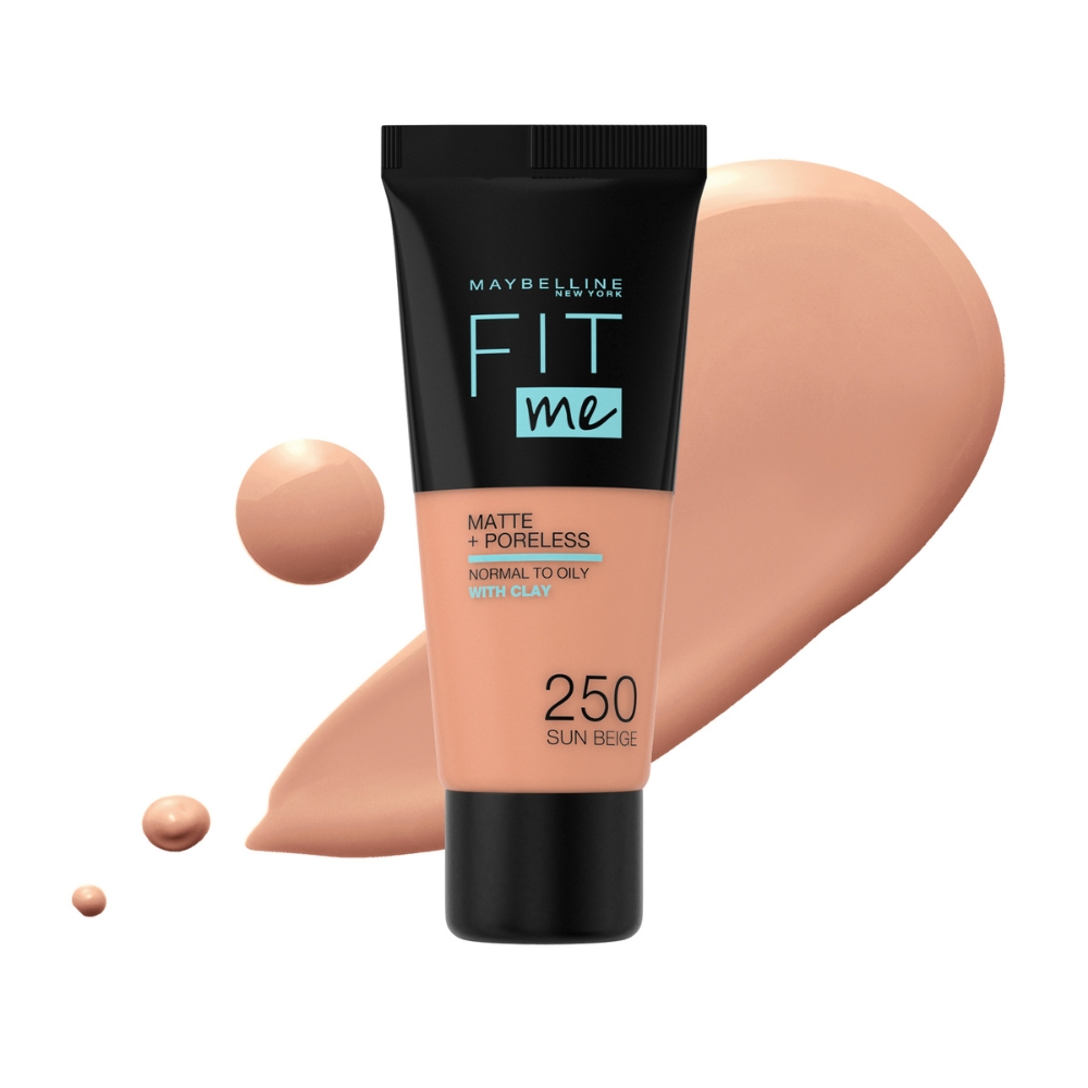 Fond de ten Fit Me Matte & Poreless, 250, 30 ml, Maybelline