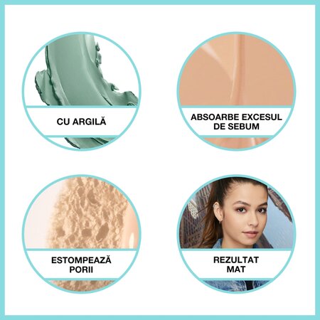 Fond de ten Fit Me Matte & Poreless, 220, 30 ml, Maybelline 549348