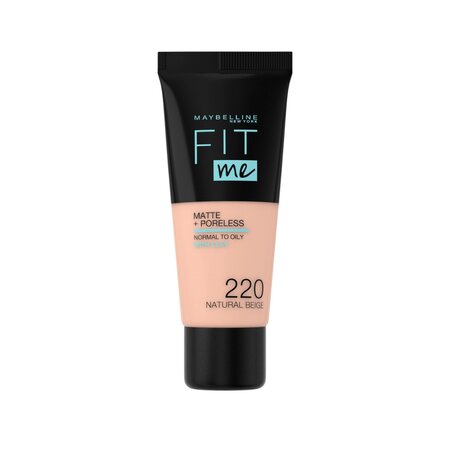 Fond de ten Fit Me Matte & Poreless, 220, 30 ml, Maybelline 549349
