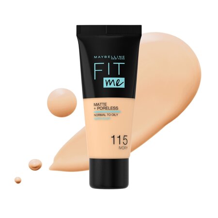 Fond de ten Fit Me Matte & Poreless, 115 Ivory