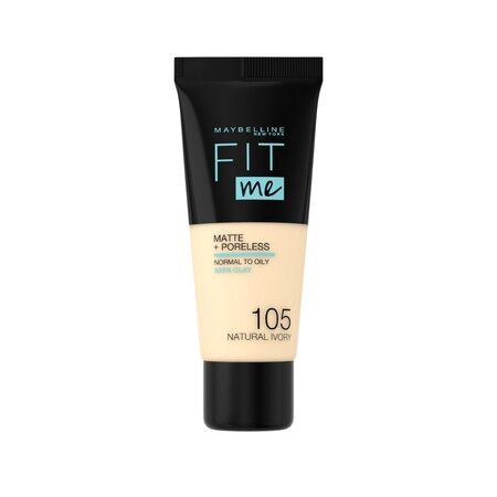 Fond de ten Fit Me Matte & Poreless, 105, 30 ml, Maybelline 549379