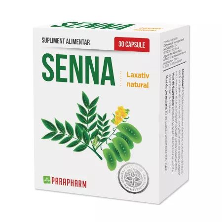 Senna Laxativ Natural, 30 capsule, Parapharm