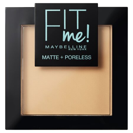 Pudra compacta de fata Fit Me Matte & Poreless, 130 Buff Beige