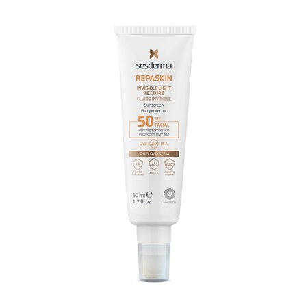 Fluid cu protectie solara pentru corp SPF 50, 200 ml + Fluid fotoprotector SPF 50, 50 ml Repaskin Summer, Sesderma 550047