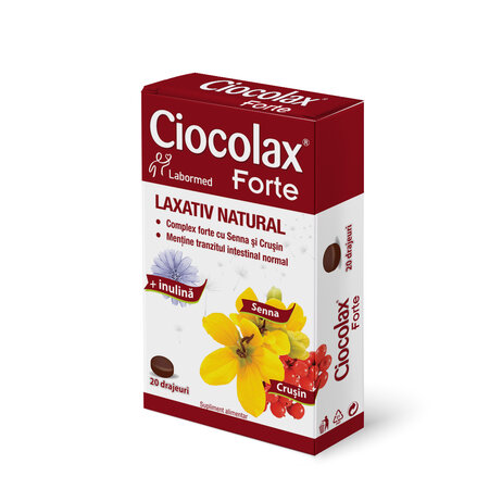 Ciocolax Forte, 20 drajeuri, Labormed 644544