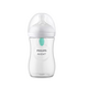 Biberon Philips Avent Natural Response cu dispozitiv anticolici AirFree+, 1 luna+, 260 ml, SCY673/01, Philips 549474