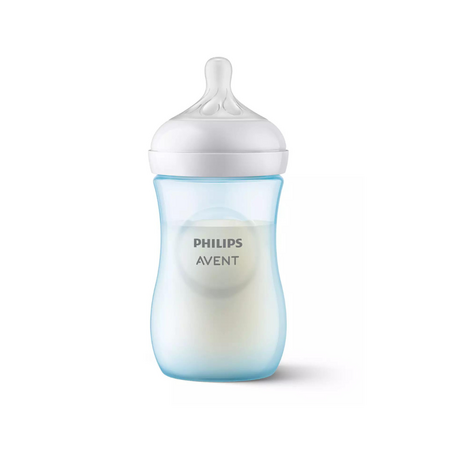 Biberon Philips Avent Natural Response, +1 luna, Bleu, 260 ml, SCY903/21, Philips 549488