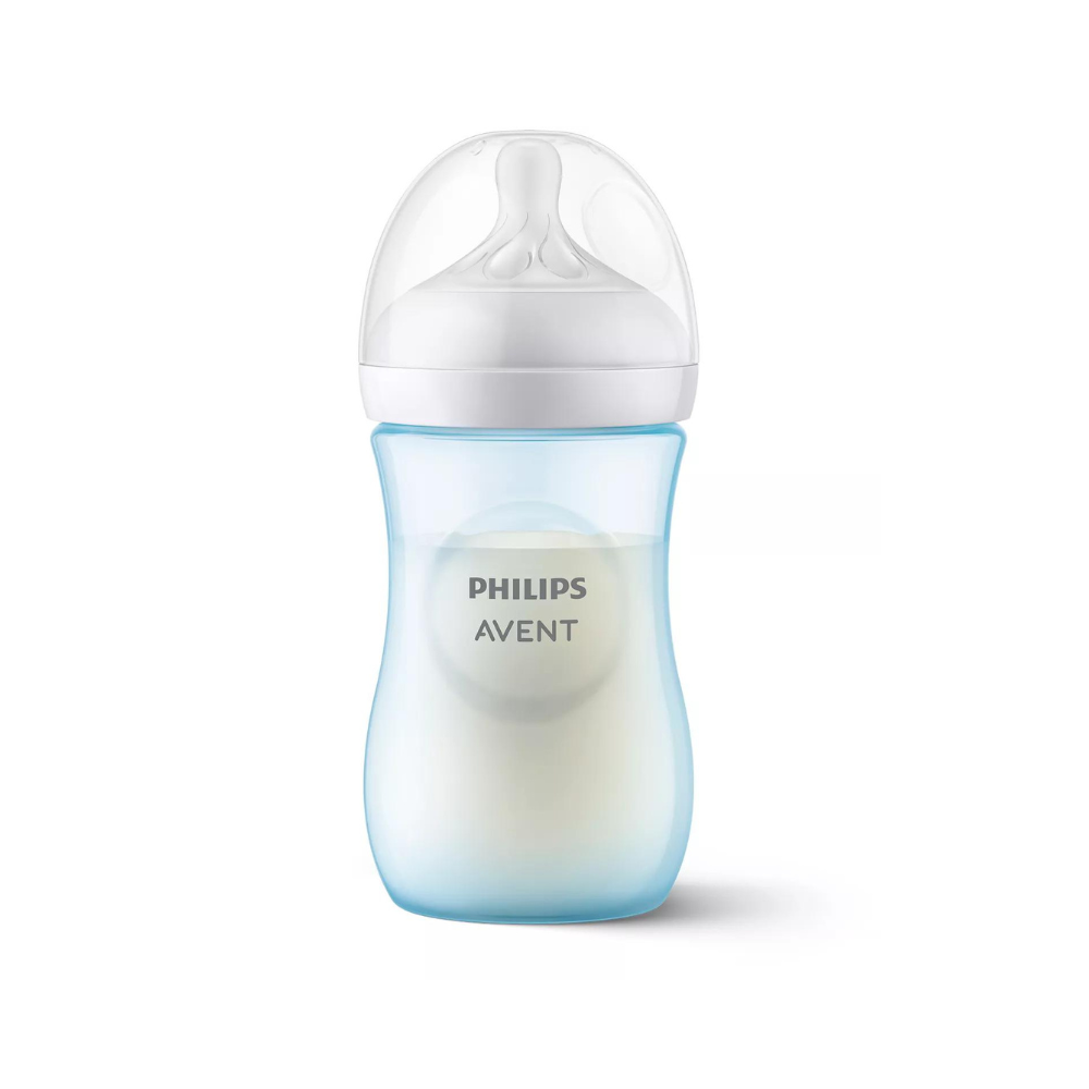 Biberon Philips Avent Natural Response, +1 luna, Bleu, 260 ml, SCY903/21, Philips