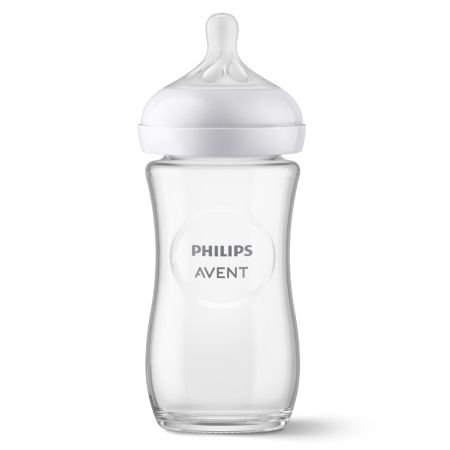 Biberon Philips Avent Natural Response, tetina cu debit rapid, 6 luni+, 330 ml, SCY906/01, Philips 723718
