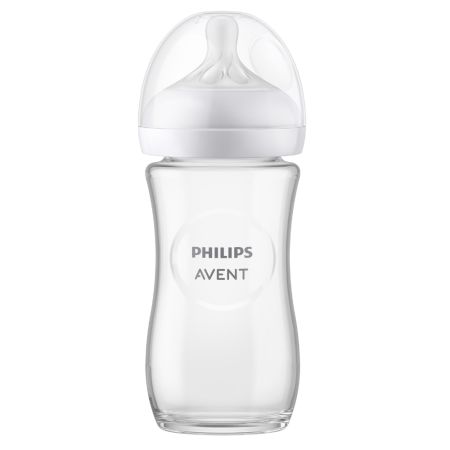 Biberon Philips Avent Natural Response, tetina cu debit rapid, 6 luni+, 330 ml, SCY906/01, Philips 723719
