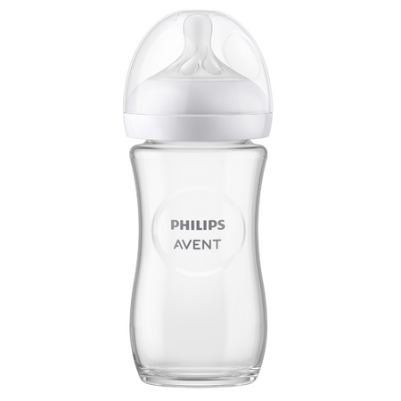 Biberon Philips Avent Natural Response, tetina cu debit rapid, 6 luni+, 330 ml, SCY906/01, Philips 723719