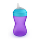 Cana cu tetina moale rezistenta la muscaturi Philips Avent, +9 luni, mov, 300 ml, SCF802/02, Philips 497932