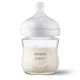 Biberon din sticla Philips Avent Natural Response, tetina cu debit lent, 0-3 luni, 120 ml, SCY930/01, Philips Avent 723730