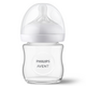 Biberon din sticla Philips Avent Natural Response, tetina cu debit lent, 0-3 luni, 120 ml, SCY930/01, Philips Avent 723731