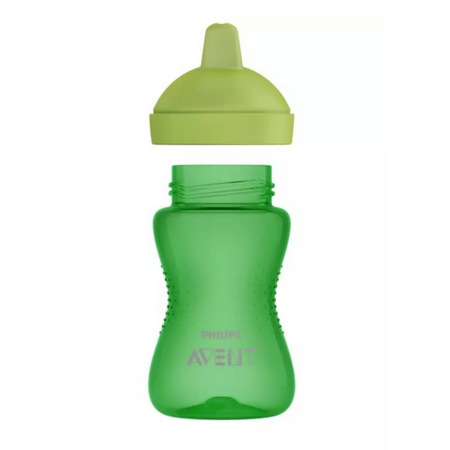 Cana cu tetina dura Philips Avent, +18 luni, verde, 300 ml, SCF804/03, Philips 497927