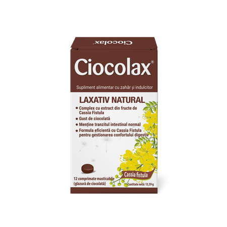 Ciocolax, 12 comprimate, Solacium